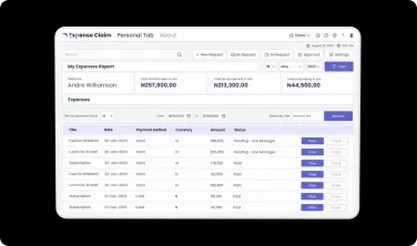 Expense Claim Management Front